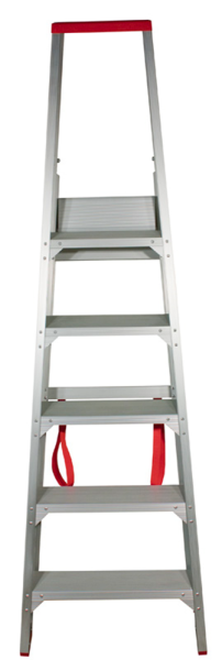 Little Jumbo 4741000105 SuperPRO Trap - Enkel - Aluminium - 5 Treden - Max. Werkhoogte 1.20 M. - Detailed view of the product