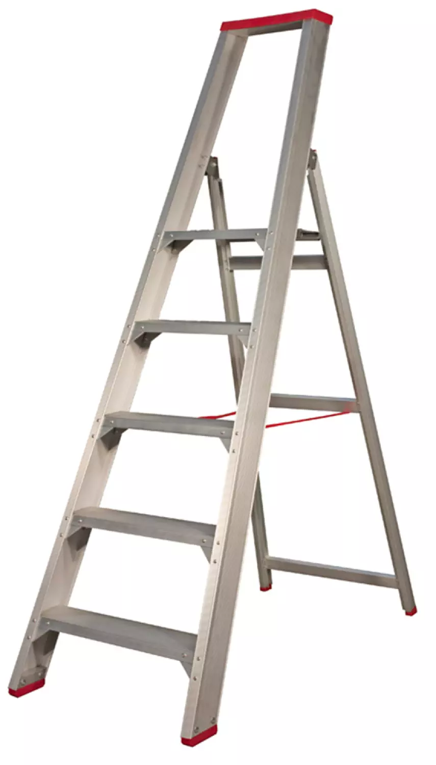 Little Jumbo 4741000105 SuperPRO Trap - Enkel - Aluminium - 5 Treden - Max. Werkhoogte 1.20 M.