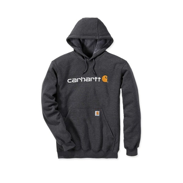 Carhartt 100074 Signature Logo Sweatshirt - Original Fit - Carbon Heather - XXL afbeelding