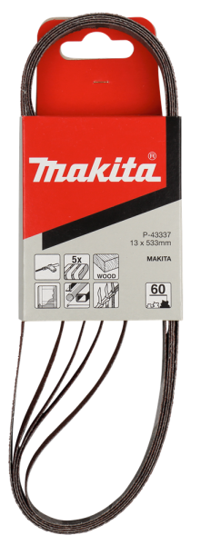 Makita P-43337 Schuurband Red - K60 - 13 X 533mm (5st) - Detailed view of the product