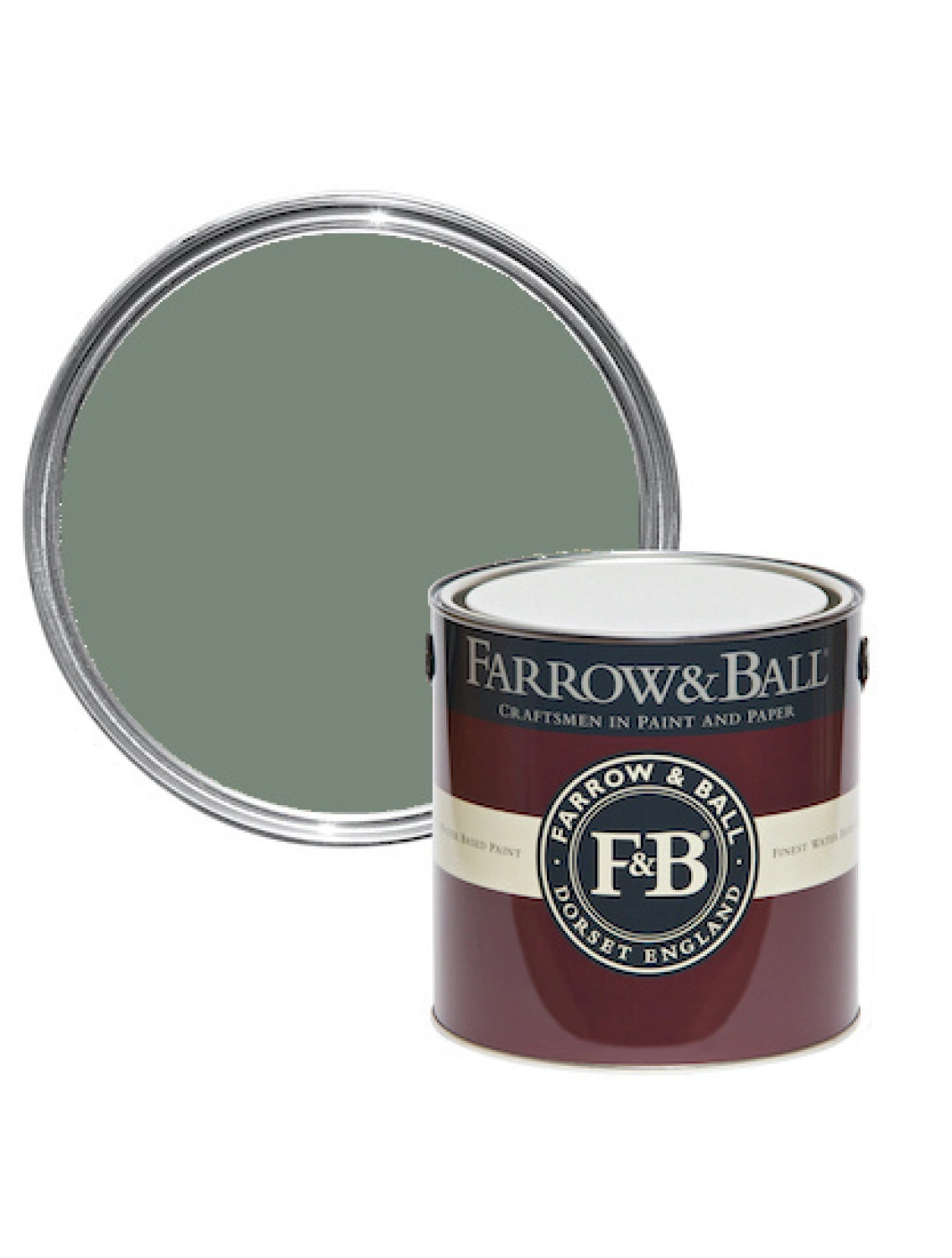 Farrow&Ball Flat Eggshell Castle Gray No.92 - 2,5L