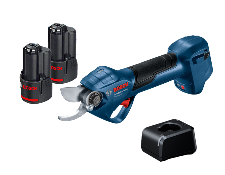 Bosch 06019K1020 Pro Pruner 12V Accu Snoeischaar Set (2 X 3.0Ah) - 25mm