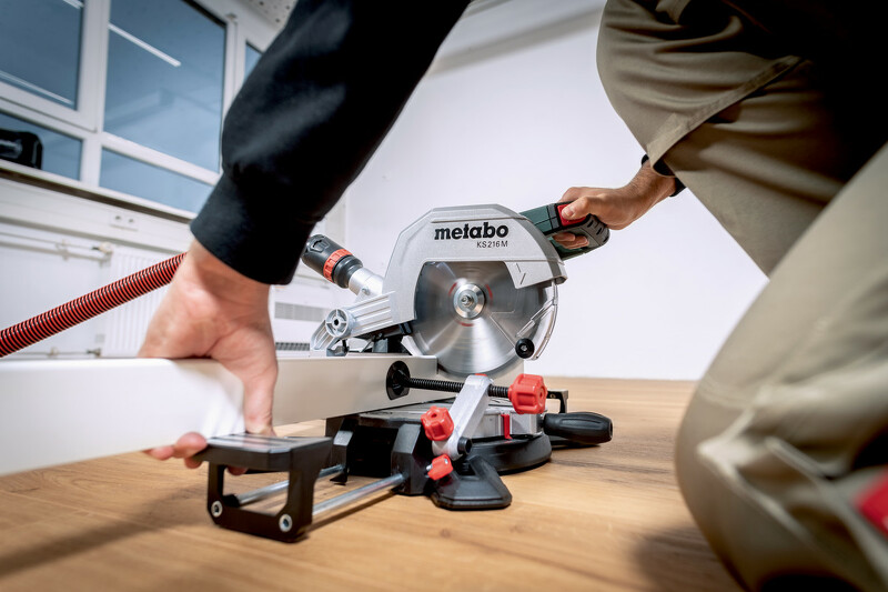 Metabo KS 216 M Afkortzaag - 1350W - 216 X 30mm - Quick Hendel - Detailed view of the product