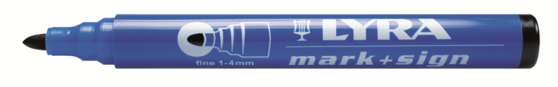 Lyra 4020099 Mark + Sign Merkstift - Permanent - Zwart - Detailed view of the product