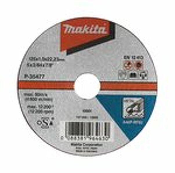 Makita A-85329 Doorslijpschijf - 180 X 22,23mm - Metaal