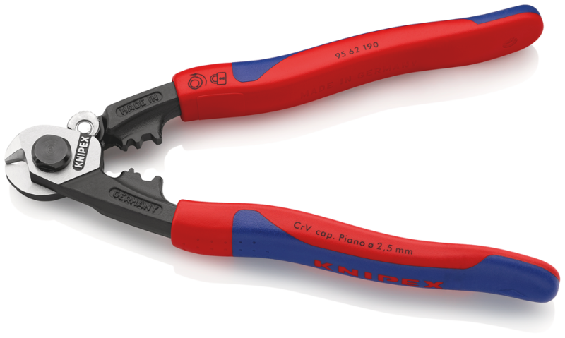 Knipex 9562190 Staaldraadschaar - 219mm - Detailed view of the product