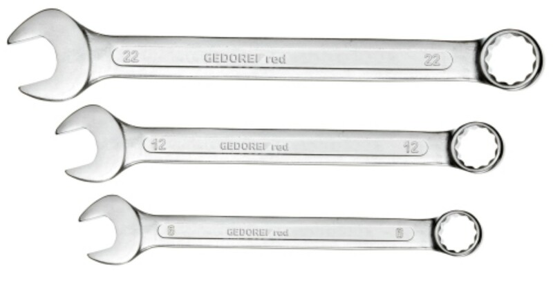 Gedore RED R09105024 24-delige Ring-/steeksleutelset - 6-32mm - Detailed view of the product