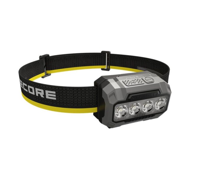 Nitecore HA23 UHE Hoofdlamp Black Rock - 600Lm - Detailed view of the product