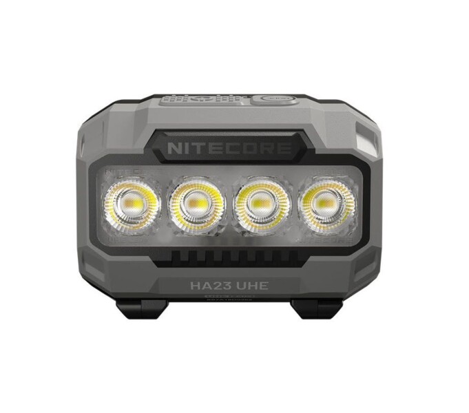 Nitecore HA23 UHE Hoofdlamp Black Rock - 600Lm - Detailed view of the product