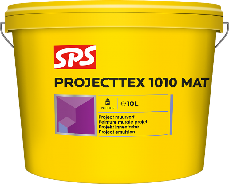 SPS Projecttex 1010 Mat Wit 10l