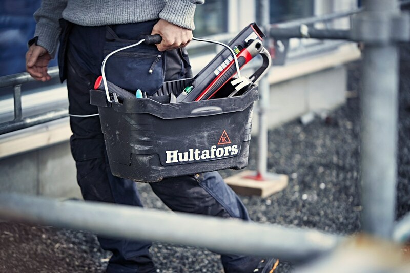 Hultafors TB-15 Tool Bucket Gereedschapsemmer - 15L - Zwart - Detailed view of the product