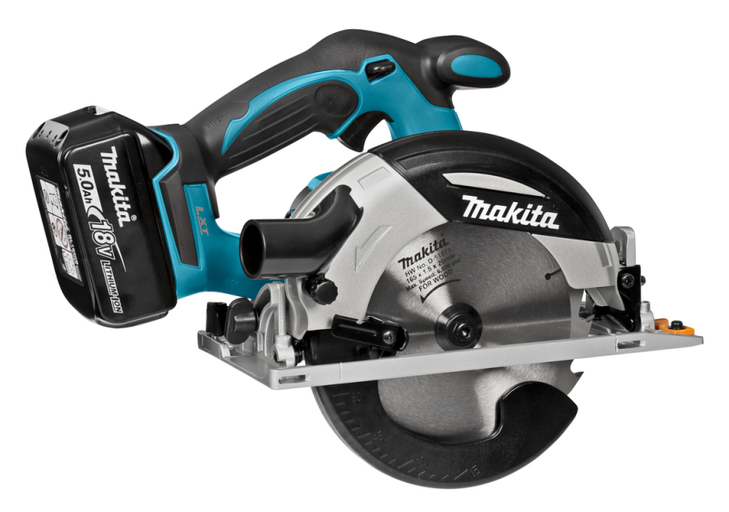 Makita DHS630RTJ 18V Li-Ion Accu Cirkelzaag Set (2x 5.0Ah Accu) In Mbox - 165mm - Detailed view of the product