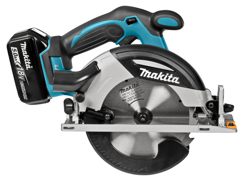 Makita DHS630RTJ 18V Li-Ion Accu Cirkelzaag Set (2x 5.0Ah Accu) In Mbox - 165mm - Detailed view of the product