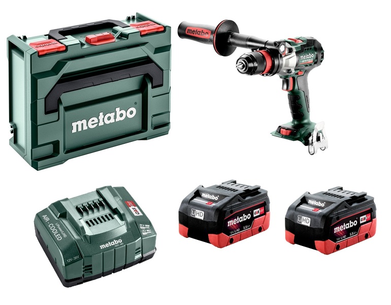 Metabo SB 18 LTX BL Q I Accu-klopboor/schroefmachine Incl. 2 accus, Incl. koffer, Incl. lader