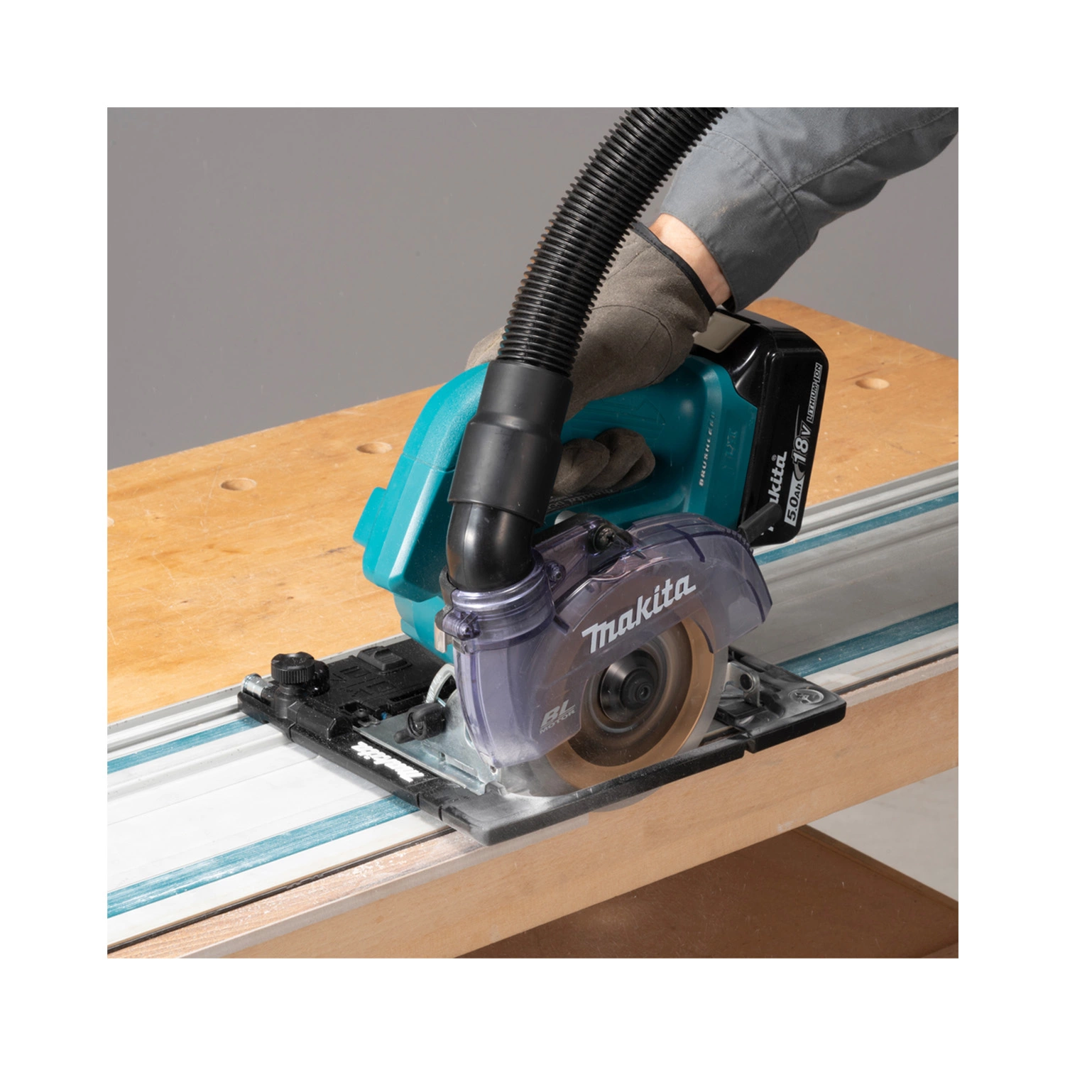 Makita 1916F4-2 Geleiderail Adapter DCC500 A thumbnail 2