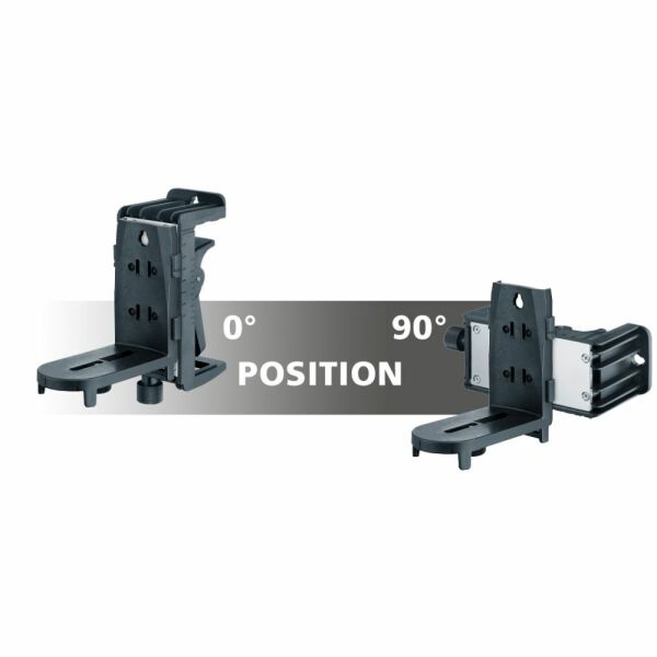 Laserliner CrossGrip Klem- En Wandhouder - 1/4" - Detailed view of the product