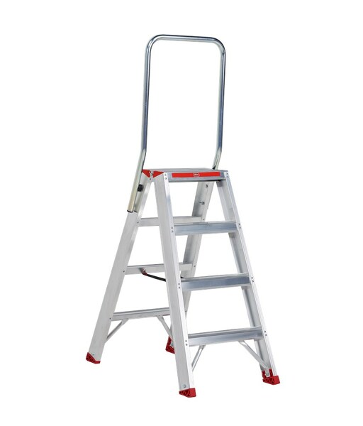 Altrex Sierra SDO 4 Dubbele Trap - Aluminium - 2 X 4 Treden - Max. Werkhoogte 2.95 M.