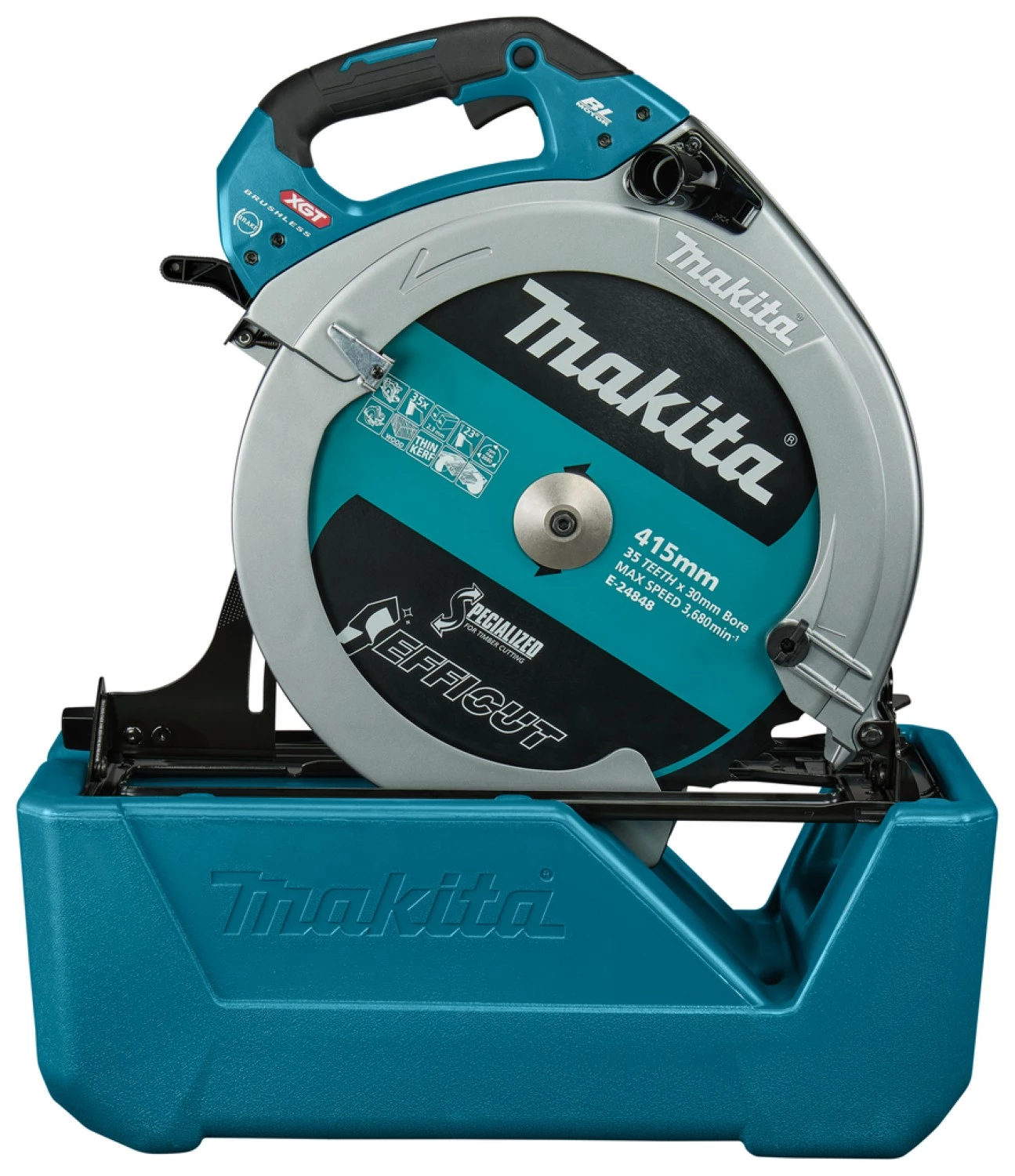 Makita HS013GT101 40V XGT Li-ion Accu Cirkelzaag Set (1x 5.0Ah Accu) In Doos - 415mm thumbnail 3