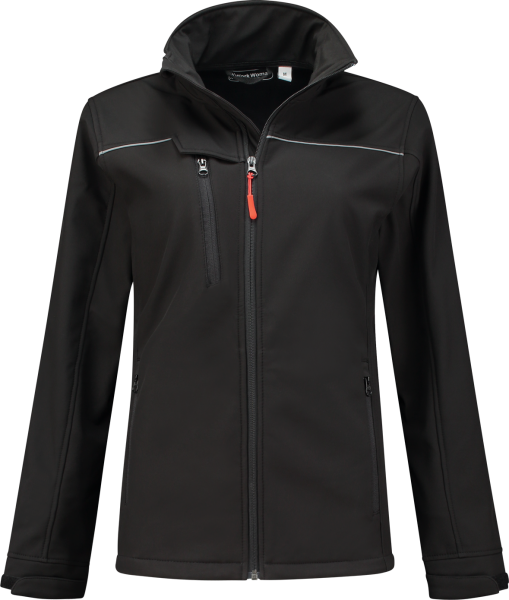 Workman 25261 Softshell Jacket Dames - Zwart - L - Default image for the product