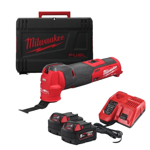 Milwaukee M12 FMT-422X 12V Li-ion Accu Multitool Set (1x 4.0Ah + 2.0Ah Accu) In HD Box - Oscillerend EAN: 4058546326357