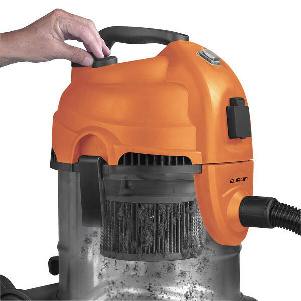 EUROM Force 1420S Bouwstofzuiger - 1400W - 20L - Detailed view of the product