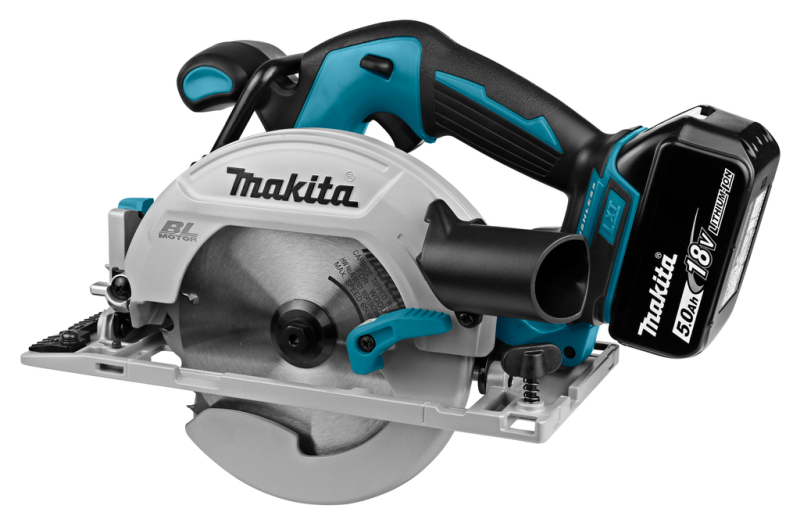 Makita DHS680RTJ 18V Li-Ion Accu Cirkelzaag Set (2x 5.0Ah Accu) In Mbox - 165mm - Koolborstelloos - Detailed view of the product