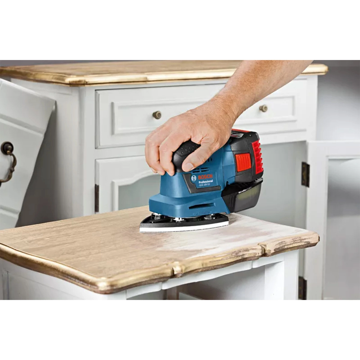 Bosch GSS 18V-10 SOLO 18V Li-ion Accu 3-in-1 Multischuurmachine Body In L-boxx thumbnail 3