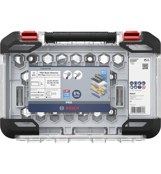 Bosch 2608594430 PRO Multi Material 11-delige Gatzaagset Met Power Change Plus - Default image for the product