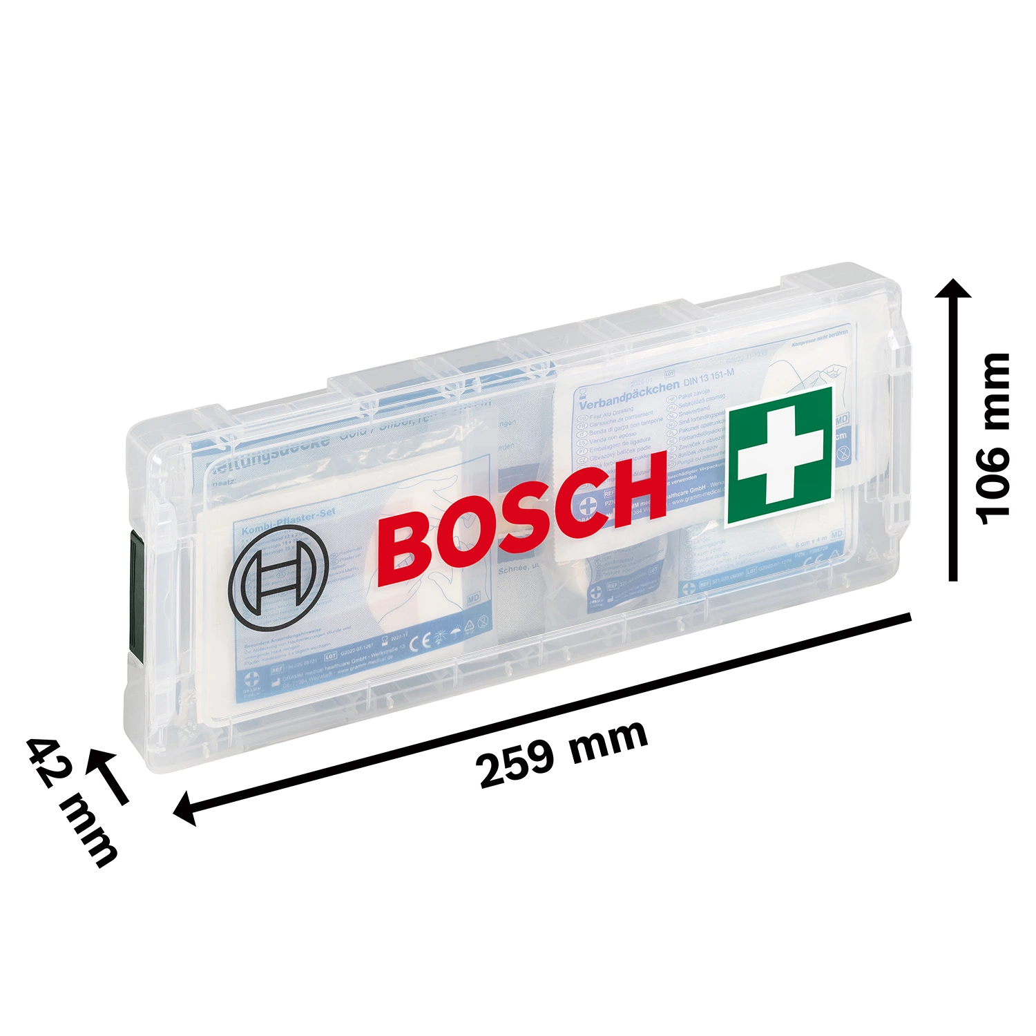 Bosch 1600A02X2S EHBO-set In L-Boxx Micro - DIN 13157 thumbnail 4