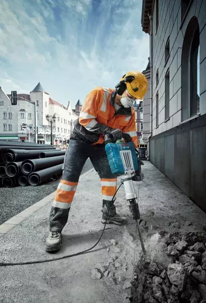 Bosch GSH 14 C HEX 22 Breekhamer In Koffer - Detailed view of the product