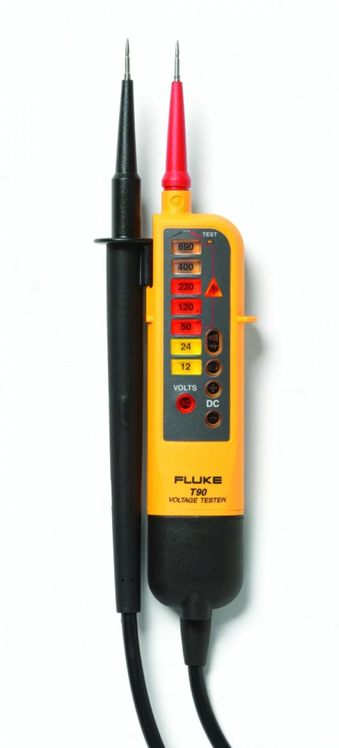 Fluke T90 Tweepolige Spannings- En Doorbeltester - AC/DC 690V
