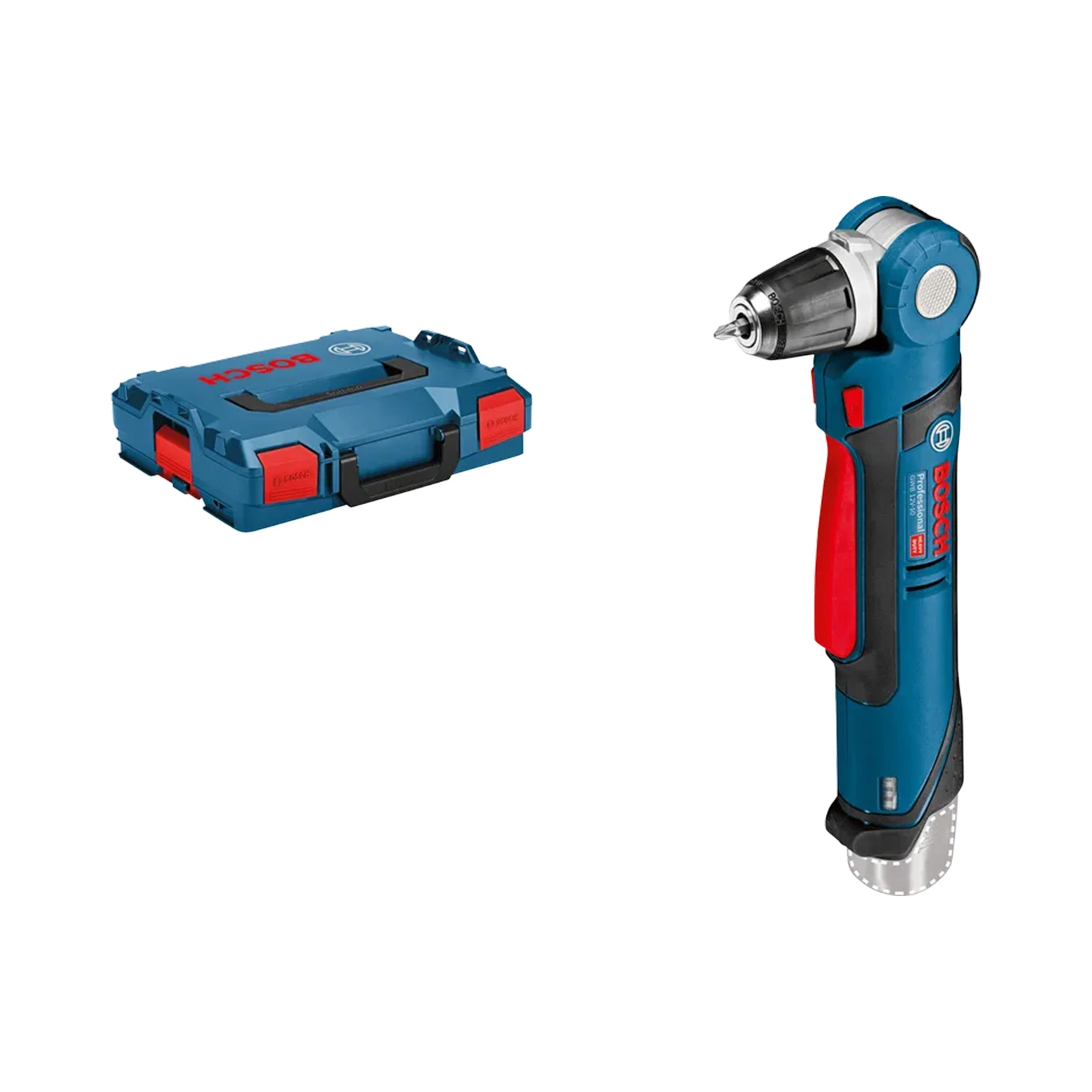 Bosch GWB 12V-10 12V Li-Ion Accu Haakse Boor-/schroefmachine Body In L-Boxx