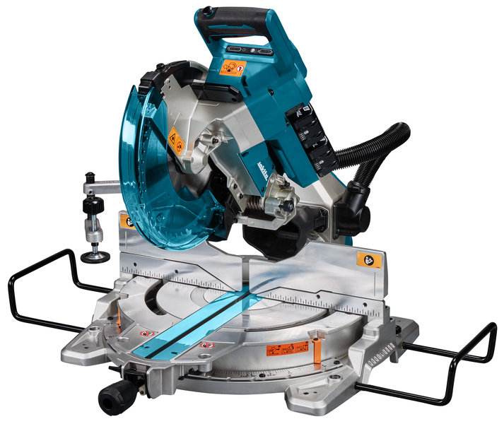 Makita DLS111PT2U 36V (2x18V) Li-ion Accu Afkortzaag Set (2x5.0Ah) - 260mm - Detailed view of the product