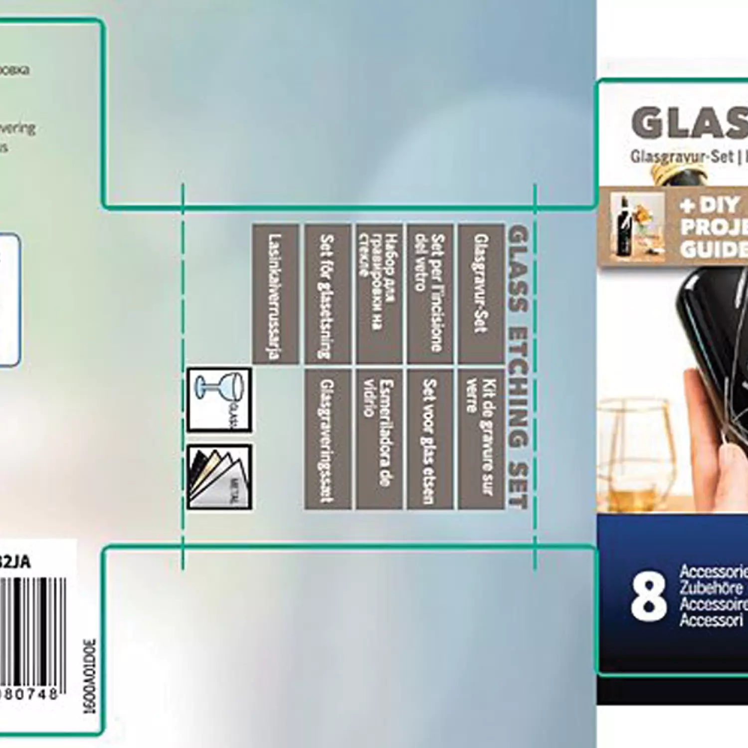 Dremel 2615C682JA Multitool accessoireset - 8-delig - glasgraveren