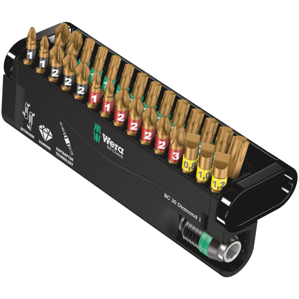 Wera 5057431001 30-delige Bit-Check Diamond Bitset