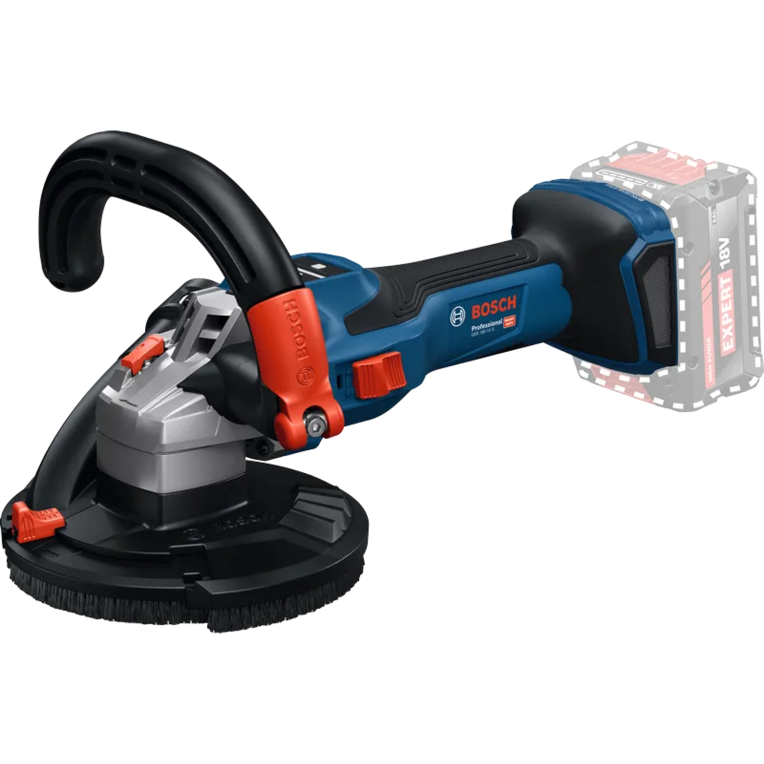 Bosch GBR 18V-15 S 18V Accu Betonslijper - 125mm - M14