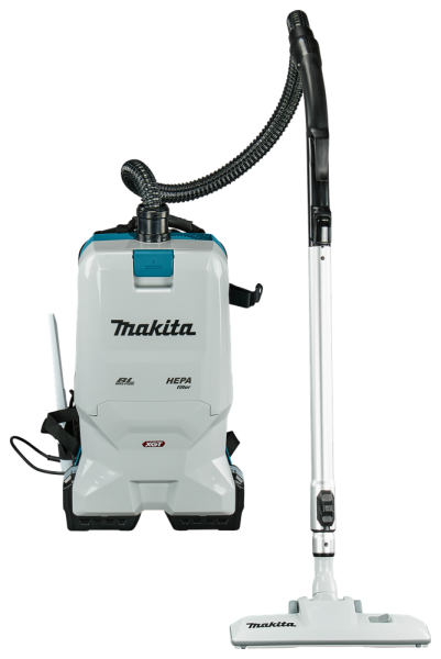Makita VC011GL2NL1 XGT 40V Max Li-Ion Accu Rugstofzuiger Set (2x 8.0Ah) - 200 Mbar - Detailed view of the product