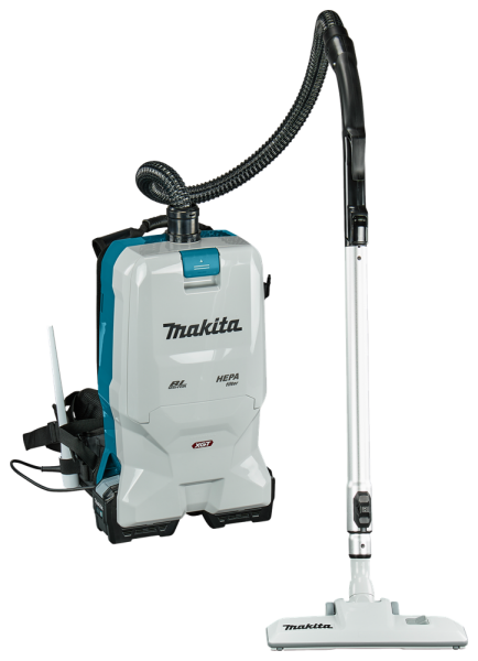Makita VC011GL2NL1 XGT 40V Max Li-Ion Accu Rugstofzuiger Set (2x 8.0Ah) - 200 Mbar - Detailed view of the product