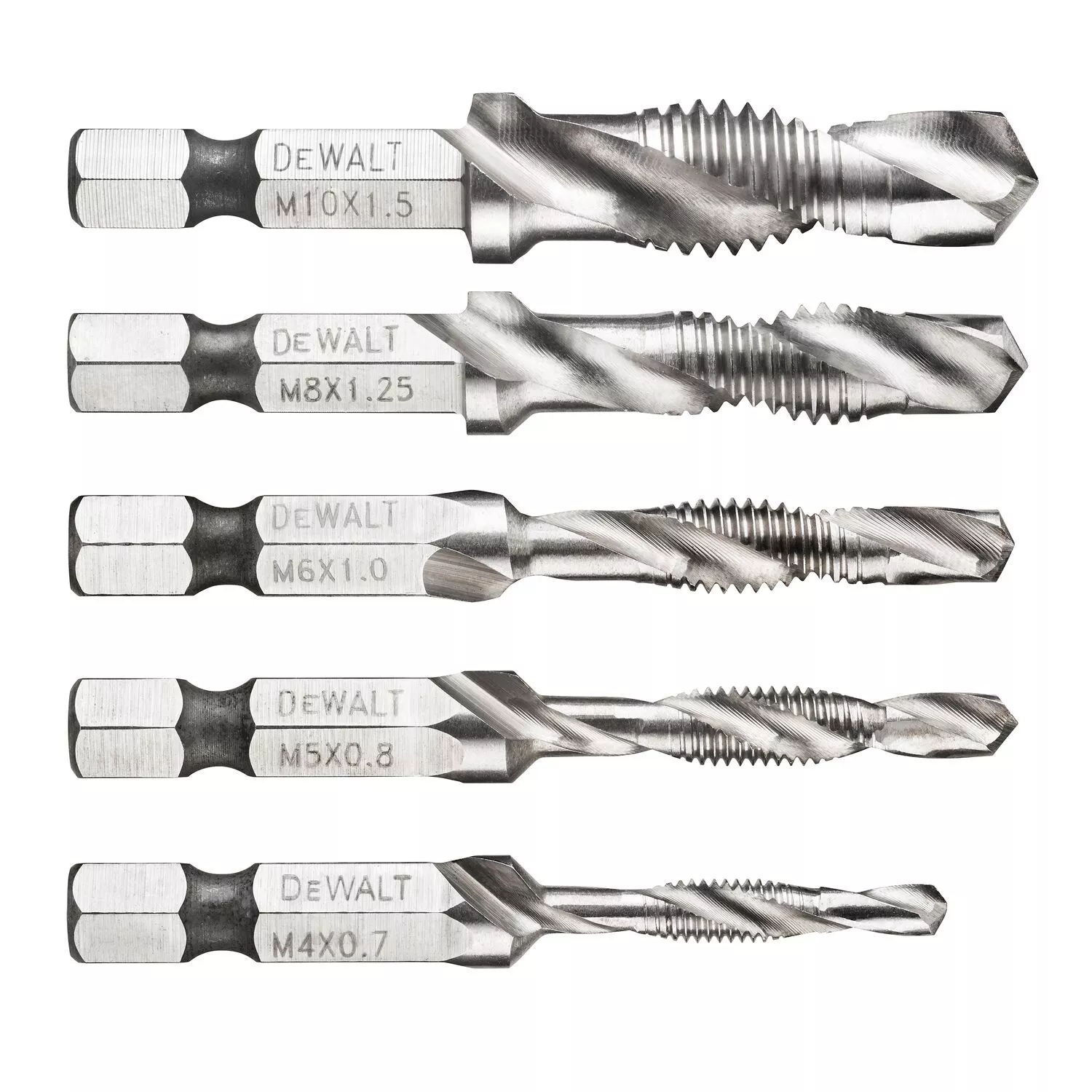 DeWALT DT50060 5-delige Tap&Borenset