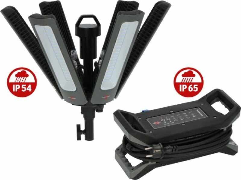 Brennenstuhl Professional R 42050 BT 360° LED Bouwlamp - 6.7m H07RN-F2x1.0 + 3.3m H05RN-F 2x1.0 - 42000Lm - Detailed view of the product