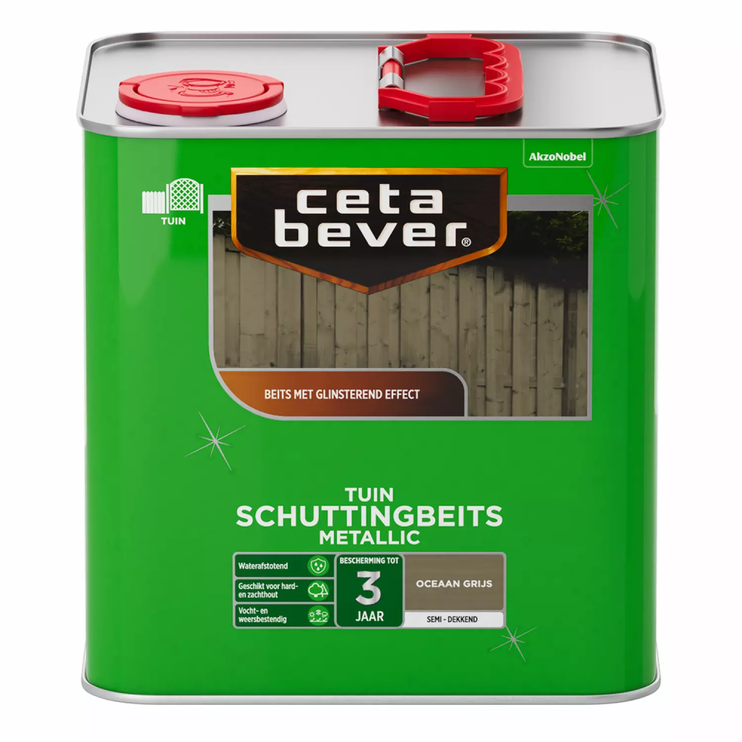 Cetabever Schuttingbeits - Oceaan Grijs - 2,5L