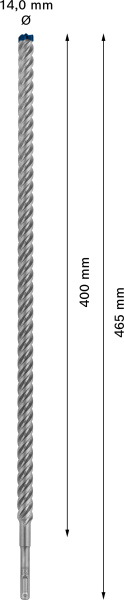 Bosch 2608900139 EXPERT Hamerboor SDS Plus-7X - 18x400x450mm - Detailed view of the product