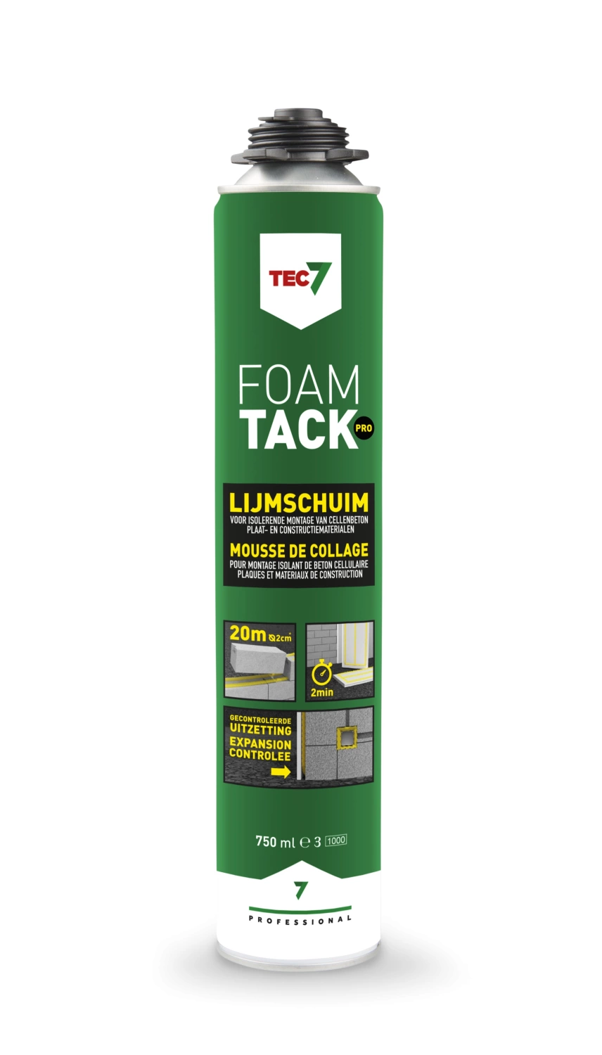 TEC7 FoamTack Pro Lijmschuim - 750ml