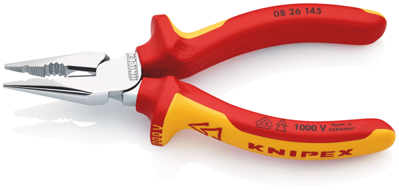 Knipex 826145 Combinatietang - Spits - 145mm - Detailed view of the product