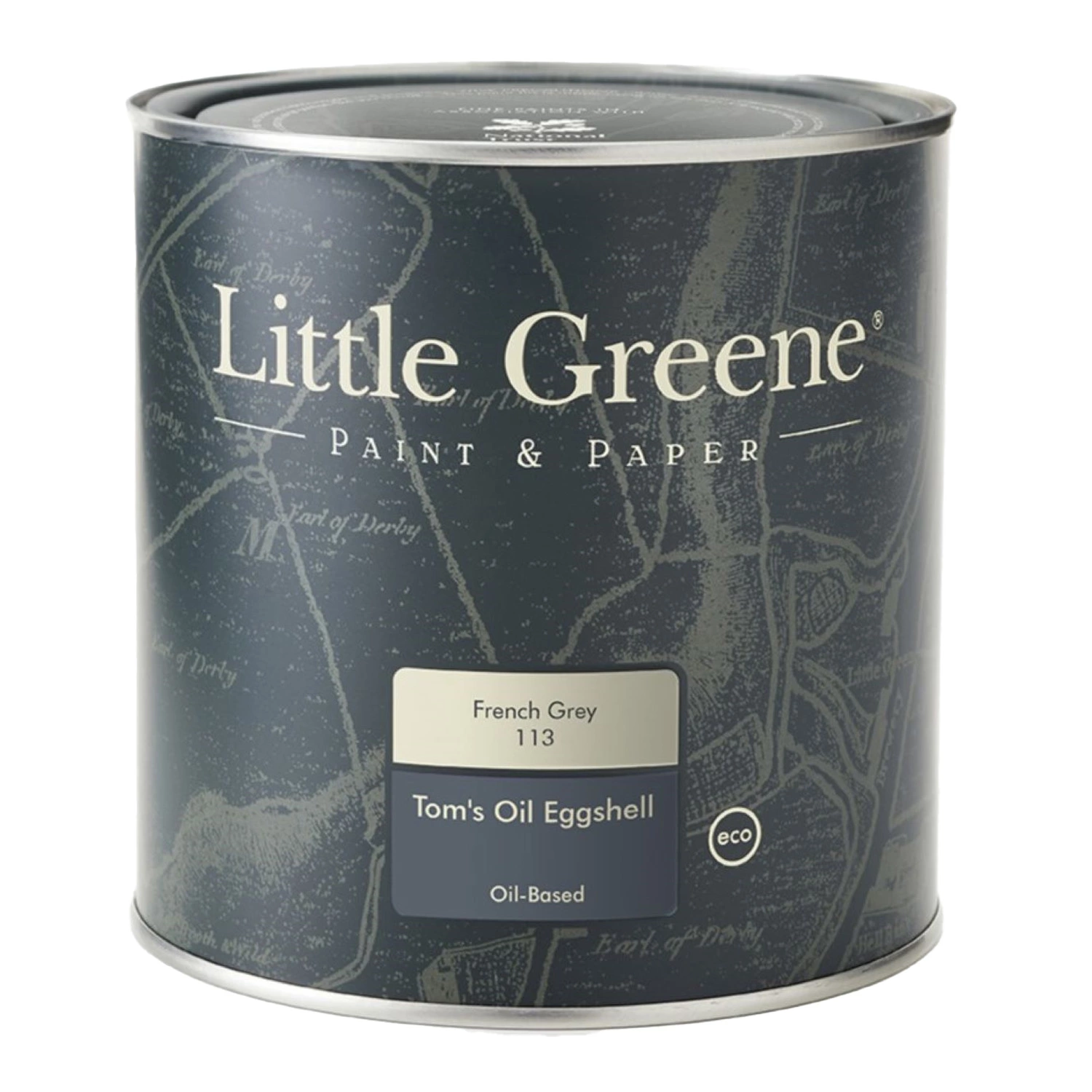 Little Greene Toms Oil Eggshell - Op Kleur Gemengd - 2,5L
