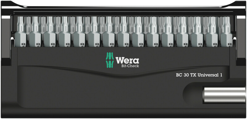 Wera Bit-Check 30 TX Universal 1 SB, 30-delig - 05057900001