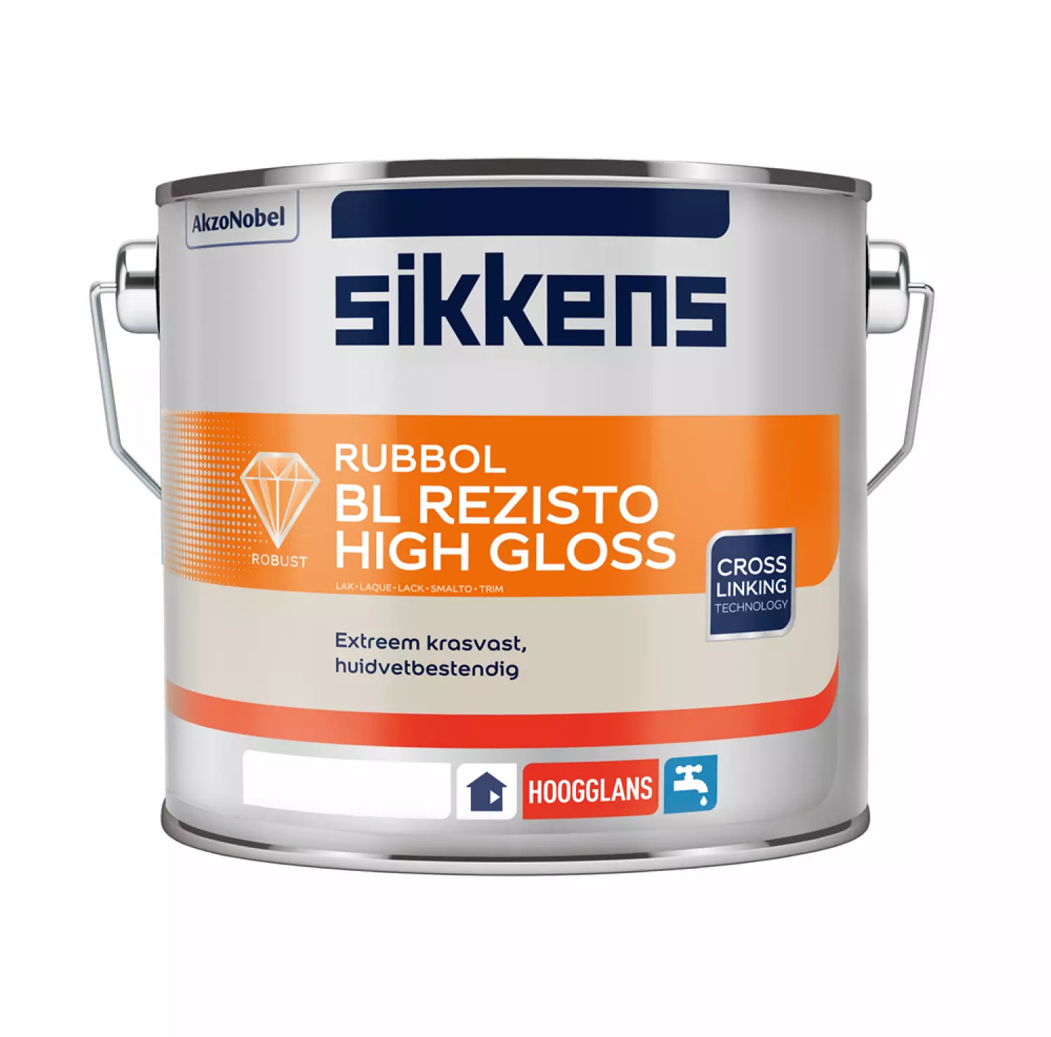 Sikkens Rubbol BL Rezisto High Gloss - Wit - 2,5L - Lak
