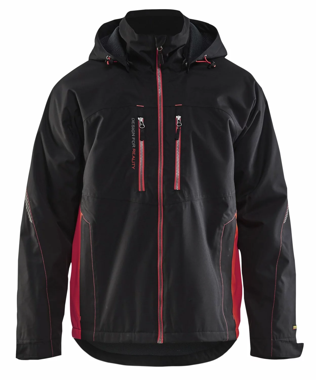 Blåkläder 4890 Lichtgewicht Winterjas - Zwart/rood - Maat M afbeelding