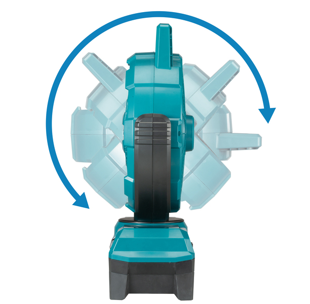 Makita CF001GZ XGT 40V Li-ion Accu Ventilator Body - Met Zwenkfunctie - 235mm - Detailed view of the product