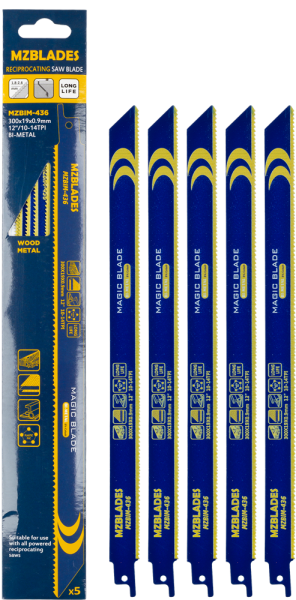 Multizaag MZBIM-436 Reciprozaagblad Bimetaal - 5 Stuks - Detailed view of the product